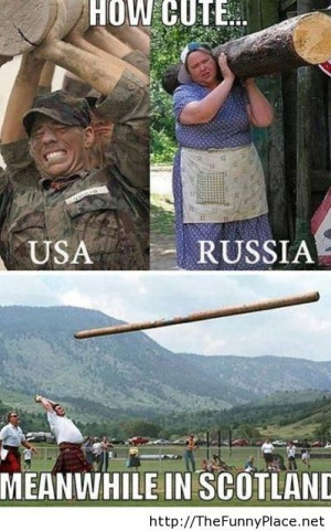 Russia vs Usa vs Scotland
