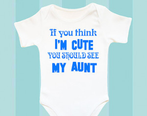 ... baby clothes, Baby aunt clothes, I love my aunt clothes, funny baby