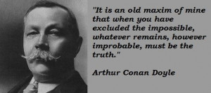 Arthur conan doyle famous quotes 5
