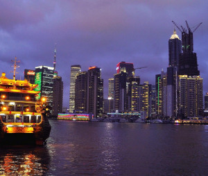 Shanghai at night HD Wallpaper