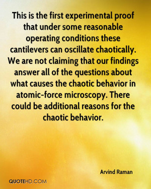 This is the first experimental proof that under some reasonable ...