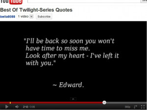 Best Twilight Series quote ever