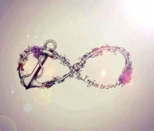 Anchor Quote Wallpaper anchor cute girly infinity