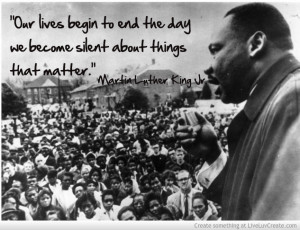 Martin Luther King...