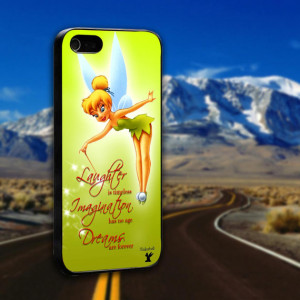 Disney Tinkerbell Quotes - ArtCover - Hard Print Case iPhone 4/4s, 5 ...