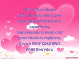 Have A VERY COLORFUL PAGE Everyday...