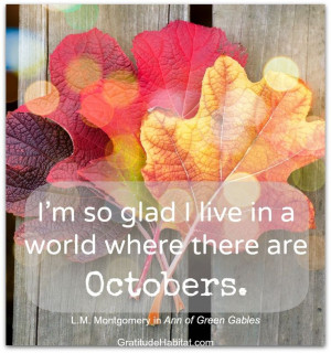Especially since I was born in October...so if there was no October I ...
