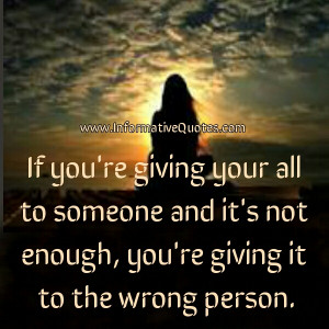 Some people are givers and some just take without giving. Put yourself ...