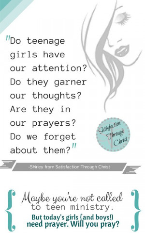 Christian Quote for Teenage Girls from Satisfaction Through Christ ...