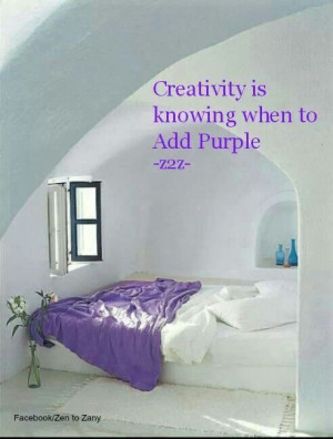 Via Zen to Zany on facebook