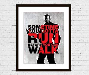 The Avengers Ironman Quote Poster Print 11 1/2