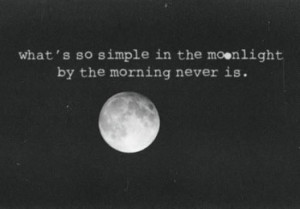 black and white, greek quotes, love, moon, moonlight, quotes, we heart ...