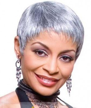 african american women with gray hair