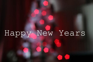 bokeh, happy new year, light, red