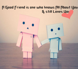 Full View and Download A Good Friend Friendship Wallpaper