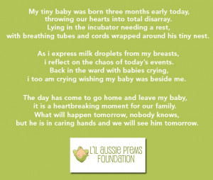 Leaving hospital without my premature baby...