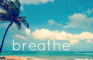 Zen Inspirational Quote Print | Beach and Ocean Photography | Breathe ...