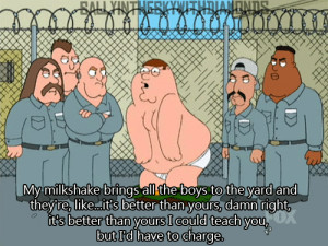 family guy peter griffin jail milkshakes jail house animated GIF