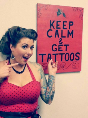 Im a keep calm girl and definetly a tatt girl