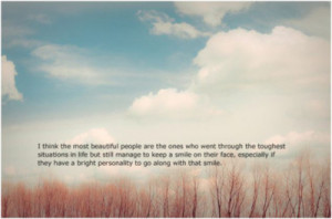... :Strong beautiful people with the most touching stories