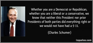 Whether you are a Democrat or Republican, whether you are a liberal or ...