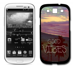 Good Vibes Hipster Quote For Samsung Galaxy S3 i9300 Case(China ...
