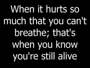 When It Hurts... - quotes Photo