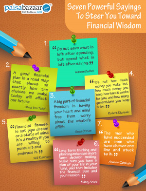 Powerful Sayings to Steer you Toward Financial Wisdom