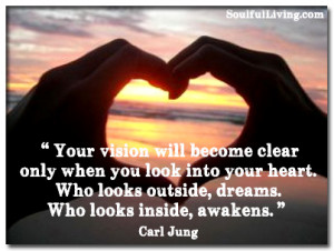 ... Purpose-full” Visual Inspiration with today’s Carl Jung quote to