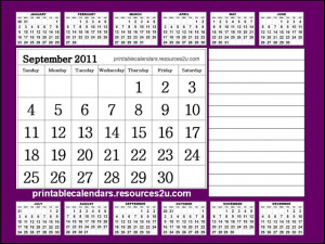 Calendars / Blank Calendars Planners: for 2011 Calendars