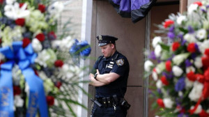 Wake For Nypd Officer Brian Moore, Shot In The Head While On Duty ...