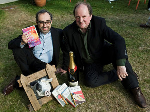 2011 winner Gary Shteyngart and Super Sad True Love Story the pig ...