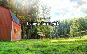 ... this image include: farm girl, farm, country, countryside and farmer