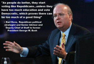 Nicely done graphics, right? But I wondered to myself, did Karl Rove ...
