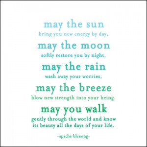 ... quotable magnets may the sun apache blessing quotable magnet