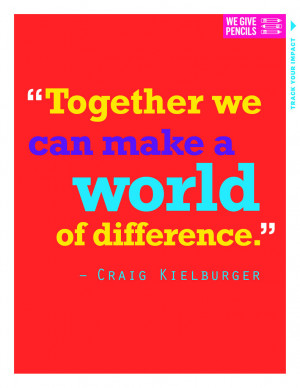 Volunteer Quotes By Famous People A world of difference - quotes