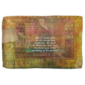 Inspirational Bible Verse Kitchen Towels