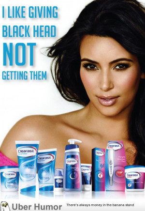 Kim Kardashian, the new spokespersons for Clearasil.