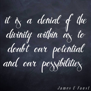 You never know what you can do until you try. And if you start ...