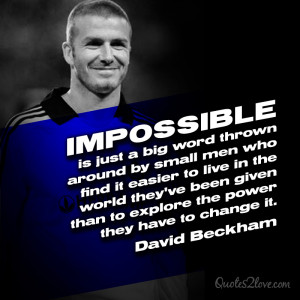 dont have time for hobbies At the end of t by David Beckham