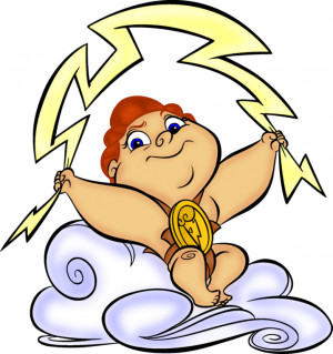 Disney Cartoon Character Strong and Cute Baby Hercules