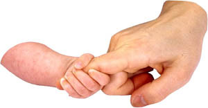 Little baby hand holding on to man's index finger: Cute Short love ...