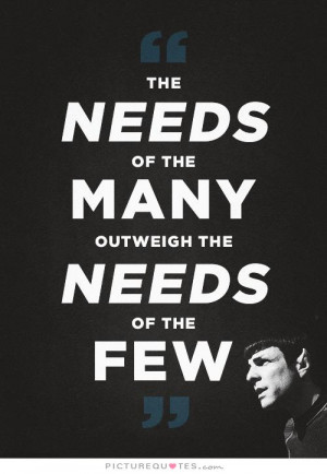 sacrifice quotes star trek quotes mr spock quotes need quotes