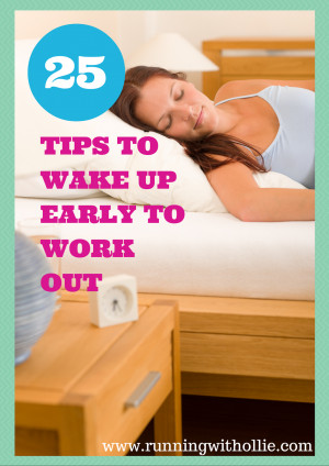 25 Tips to Wake Up Early to Workout