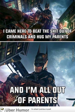 Batman is on a rampage.