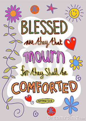 Hand drawn doodle scripture text which says, Blessed are they that ...