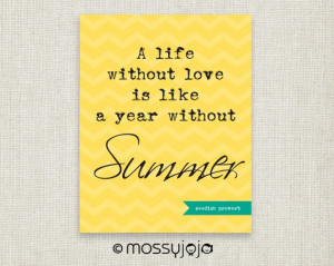... Pantone 2013 Love quote Typography Print Summer quote Wall Decor
