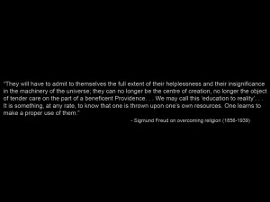 Sigmund Freud On Overcoming Religion