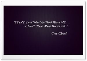 Coco Chanel - Love it!