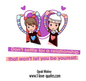 Oprah winfrey, quotes, sayings, relationship, be yourself